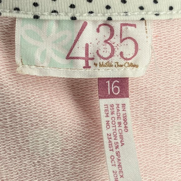 435 by Matilda Jane Girls Size‎ 16 Hang Time Orange Polka Dot Cardigan Sweater - Picture 4 of 5